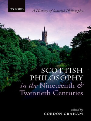 cover image of Scottish Philosophy in the Nineteenth and Twentieth Centuries